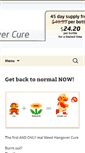 Mobile Screenshot of marijuanahangovercure.com